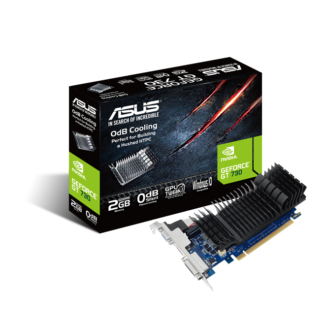 ASUS GT730 2GB LP passiv GDDR5 GT730 SL 2GD5 BRK PC-Zubehoer