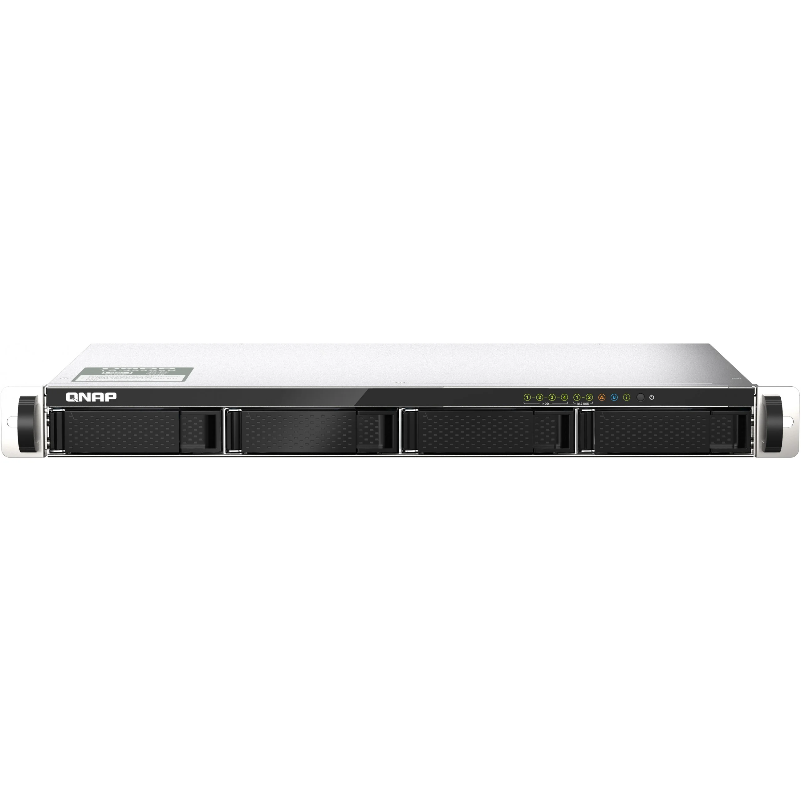 QNAP TS 435XEU NAS Rack  1U  Marvell CN9131 4 GB DDR4 0 TB QNAP QTS Schwarz  Grau Netzwerk