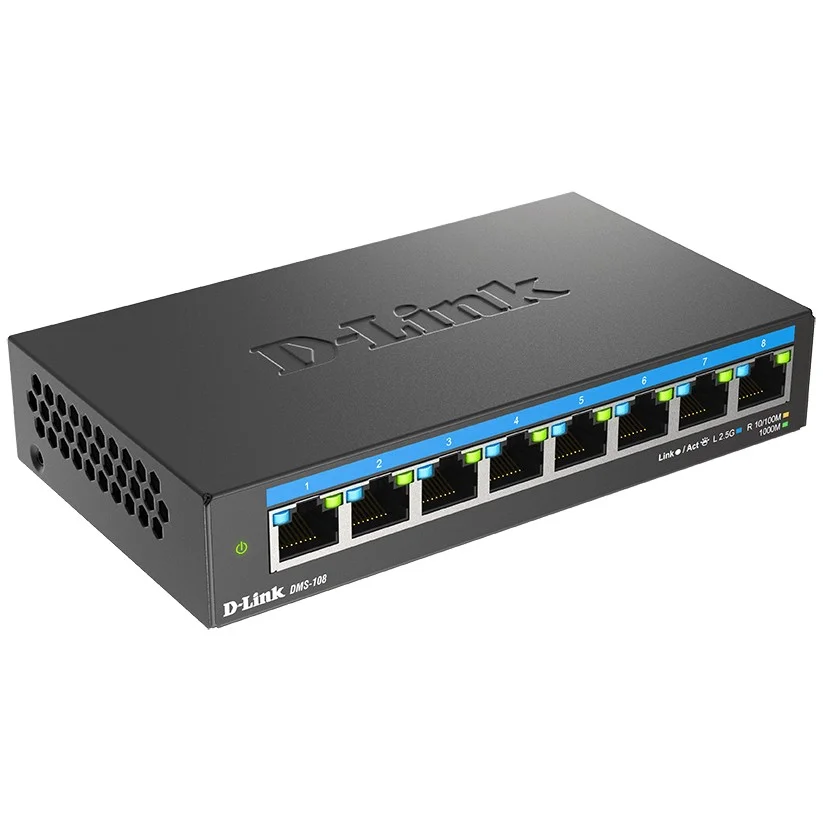 D Link 8 Port 2 5G Multi Gigabit Desktop Switch Netzwerk