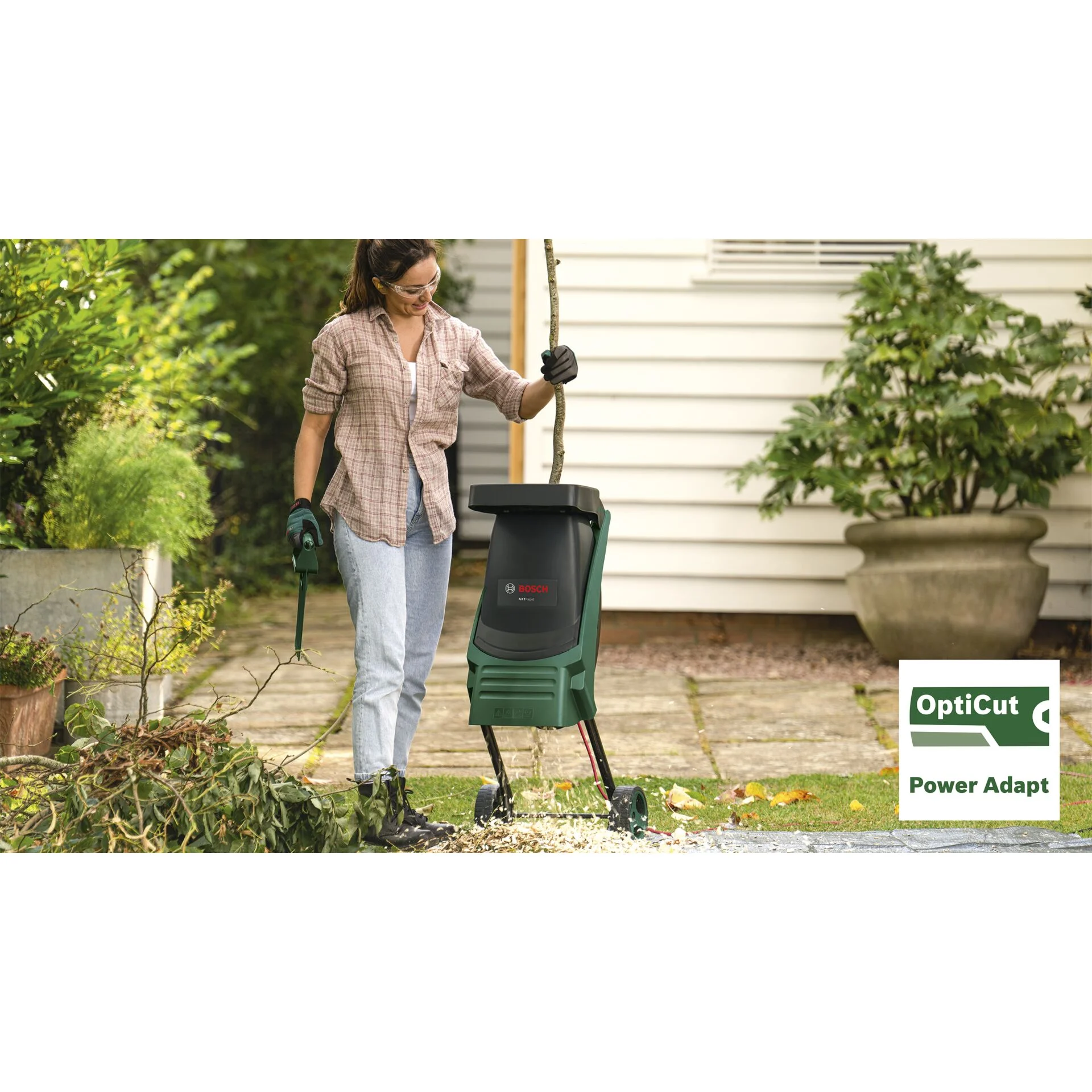 Bosch AXT RAPID 2200 Elektro Haecksler Gartenmaschinen