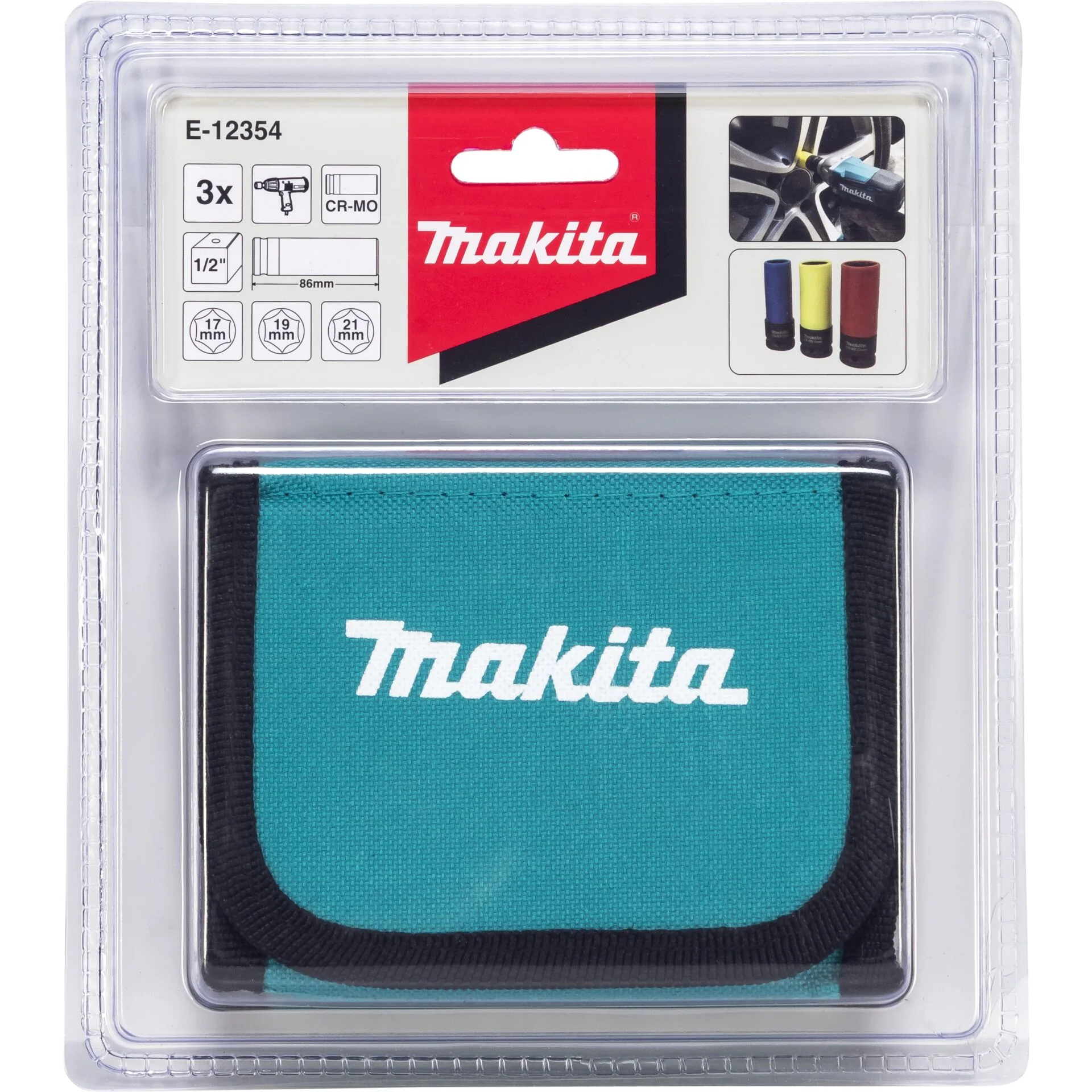 Makita E 12354 Steckschluessel Set 3 tlg  1 2 Schraubendreher & Zangen