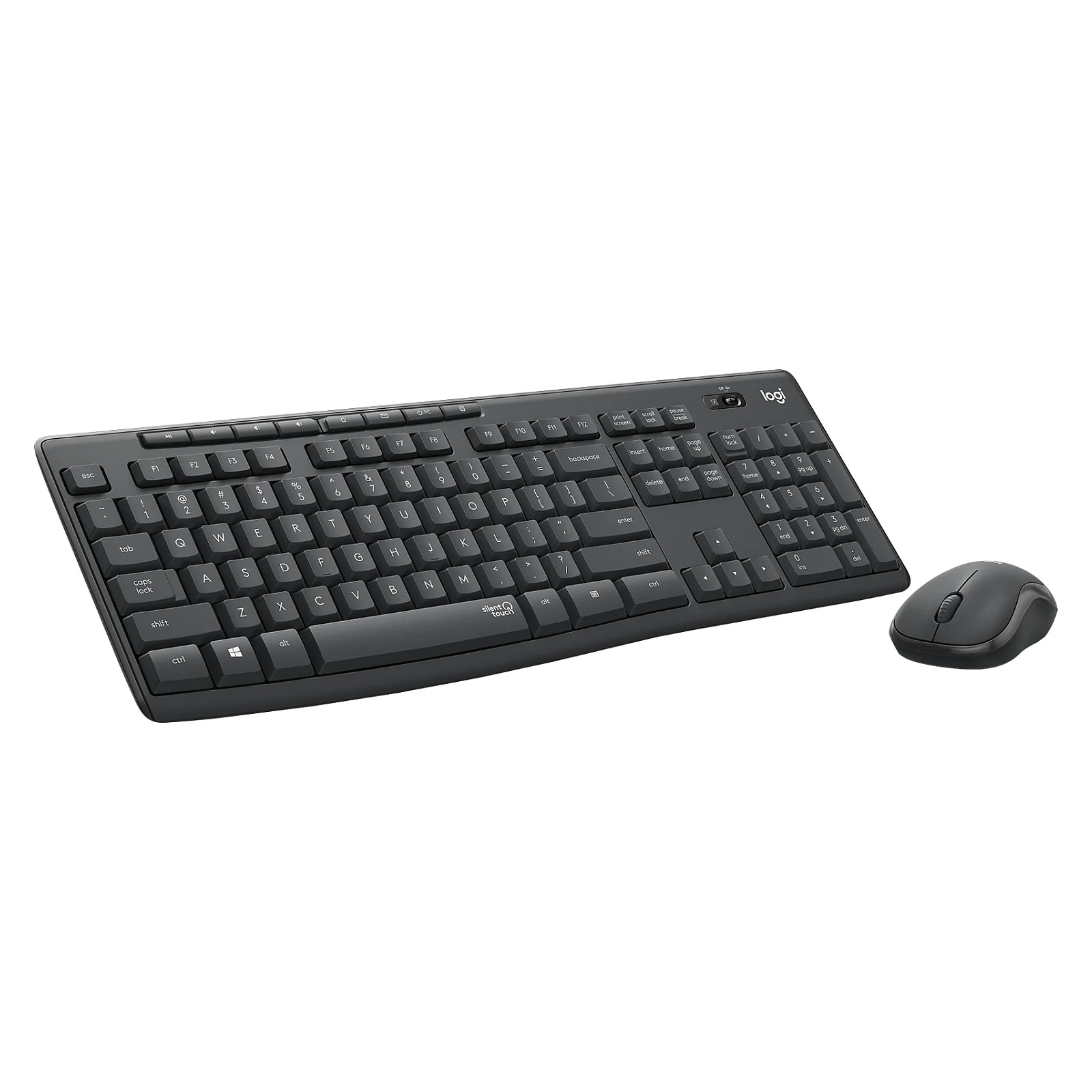Logitech MK295 Silent wireless Combo Graphite QWERTY US Tastaturen & Maeuse