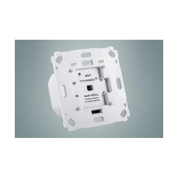 eQ 3 Homematic IP Rollladenaktor fuer Markenschalter  BROLL 2  Rollladensteuerung