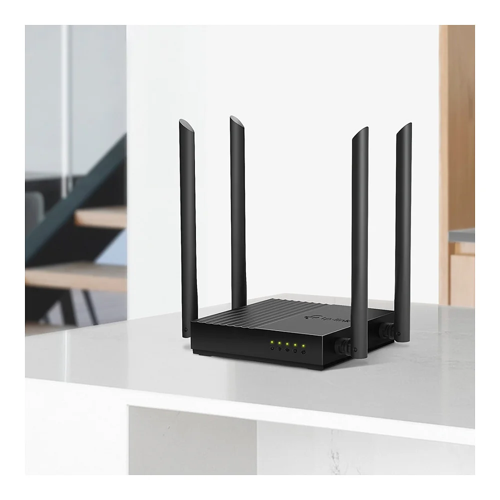 TP Link Archer C64 WLAN Router Gigabit Ethernet Dual Band 2 4 GHz 5 GHz Schwarz