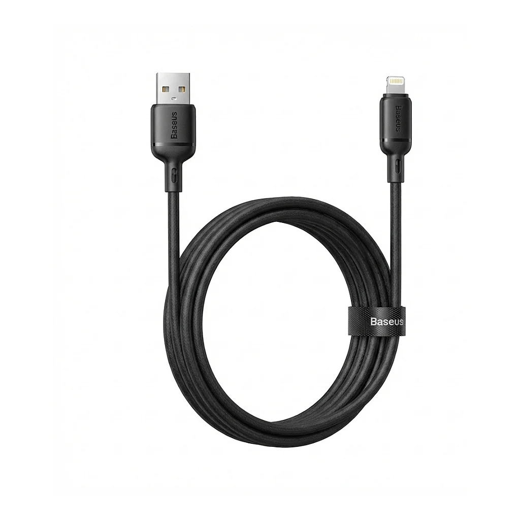Baseus Silky Series Ladekabel USB auf iP 2 4A 2m Video & Audio