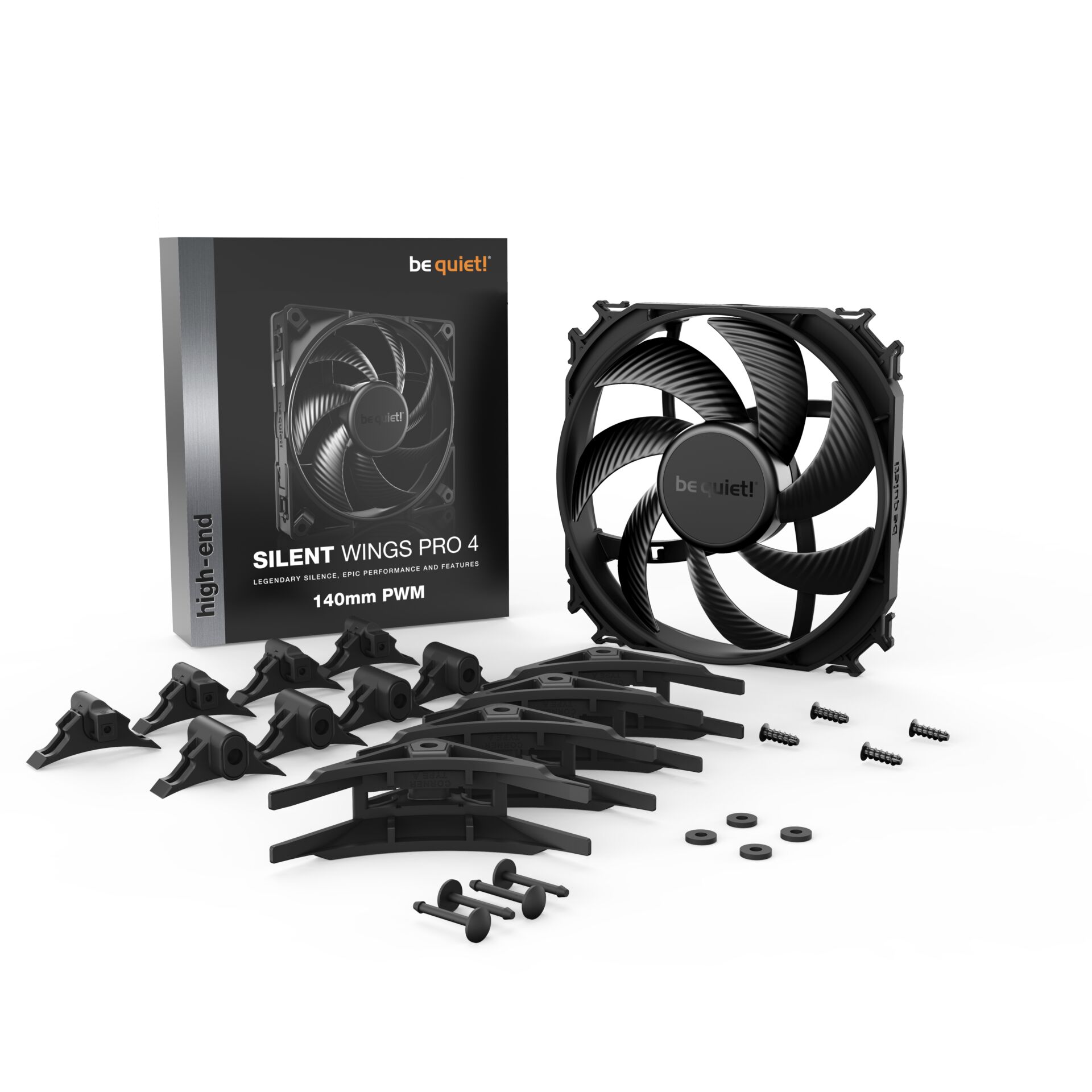 be quiet  SILENT WINGS PRO 4 140mm PWM PC-Komponenten
