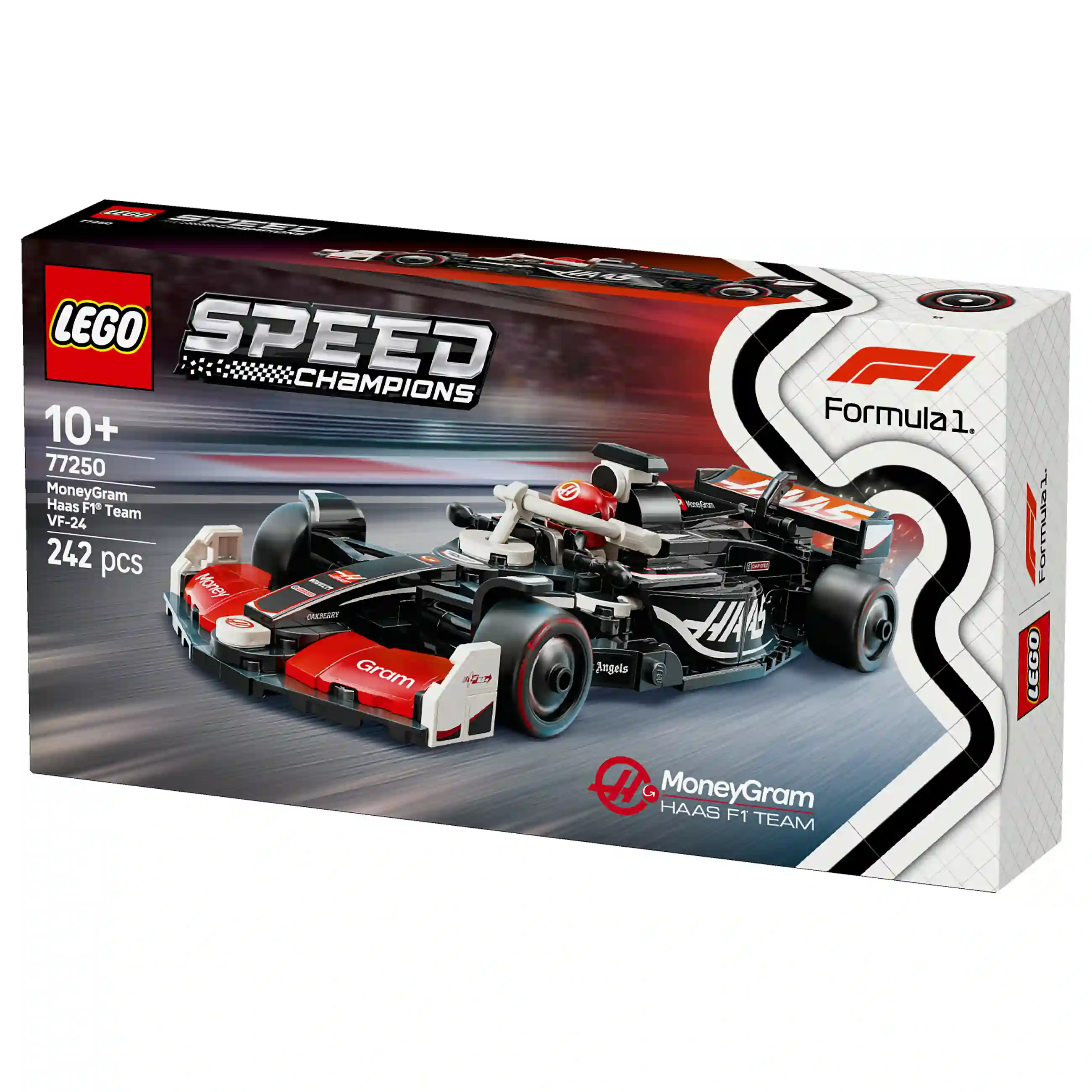 LEGO Speed Champions MoneyGram Haas F1 Team VF 24 Rennauto 77250 Spielwaren