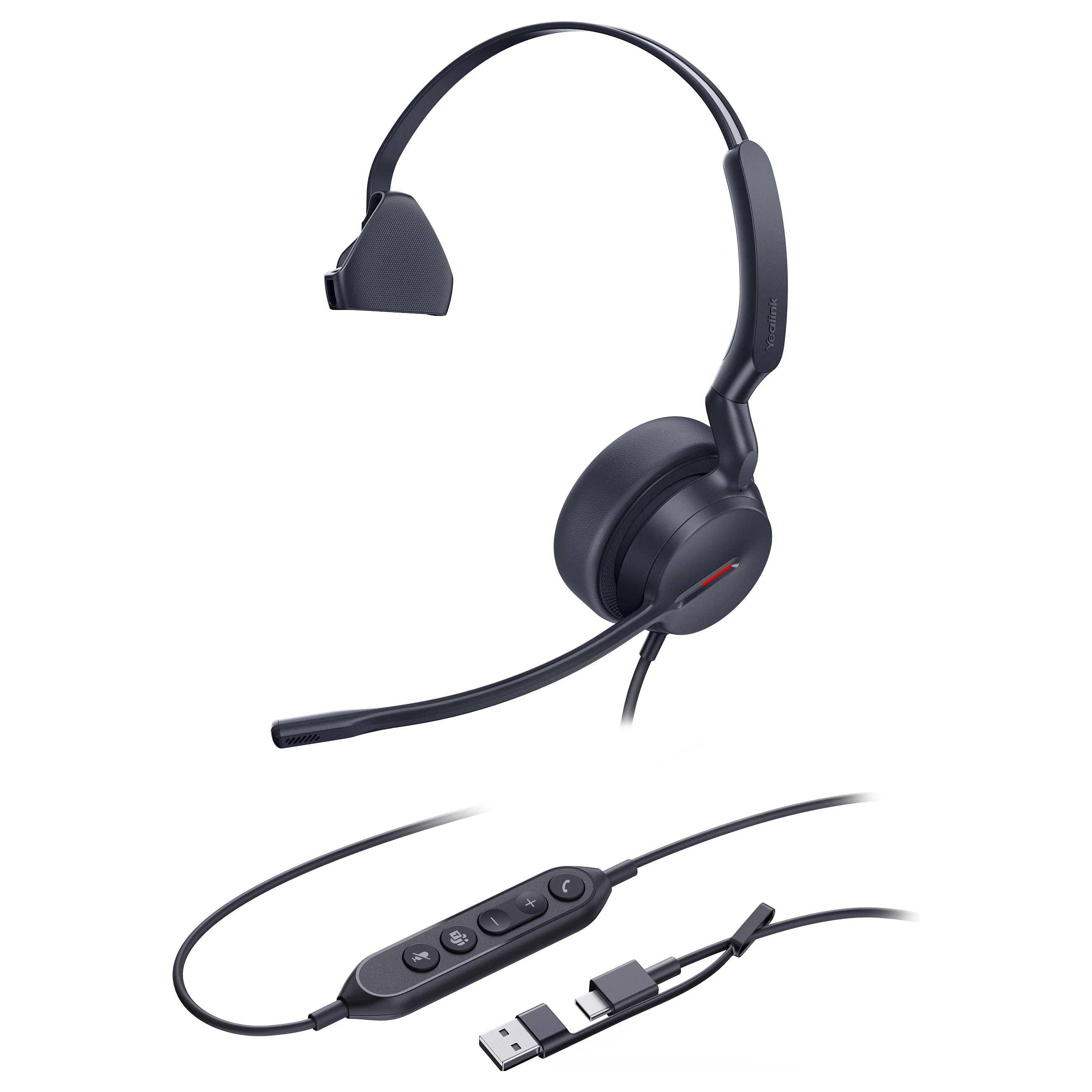 Yealink UH44 Mono Teams USB C A Headset Over-Ear