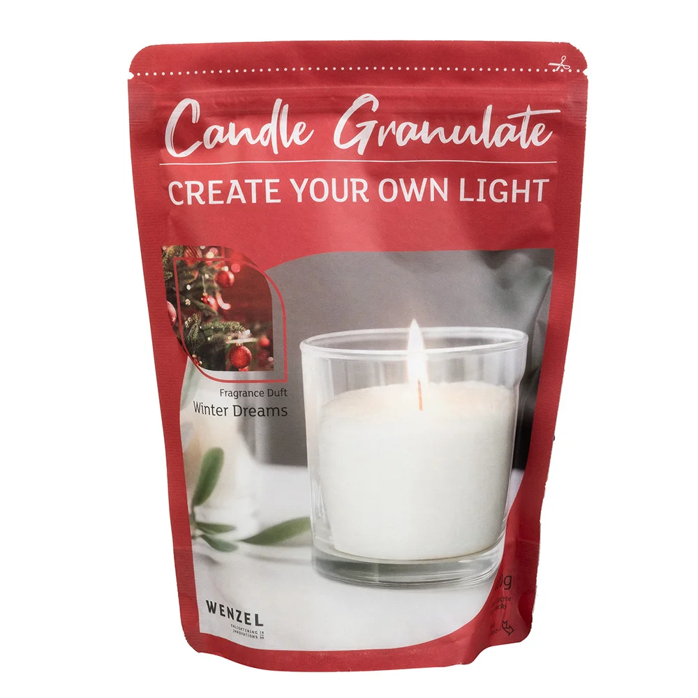 Wenzel Wachsgranulat mit DuftPack a 400 gr  Winter Dreams Kerzen & Kerzenhalter
