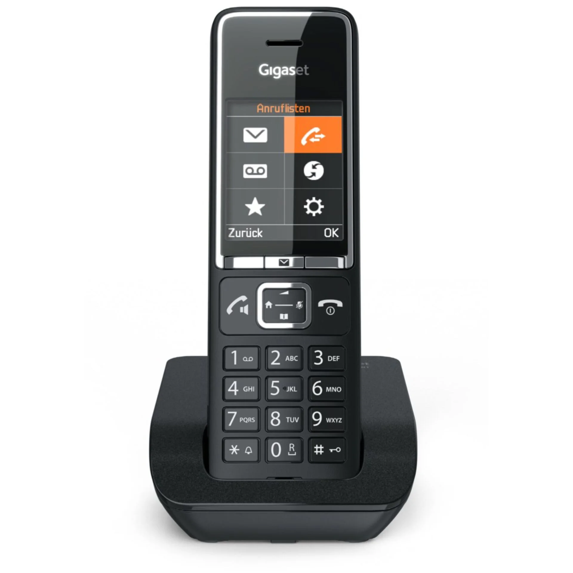 Gigaset Comfort 550 schwarz chrom Telefon