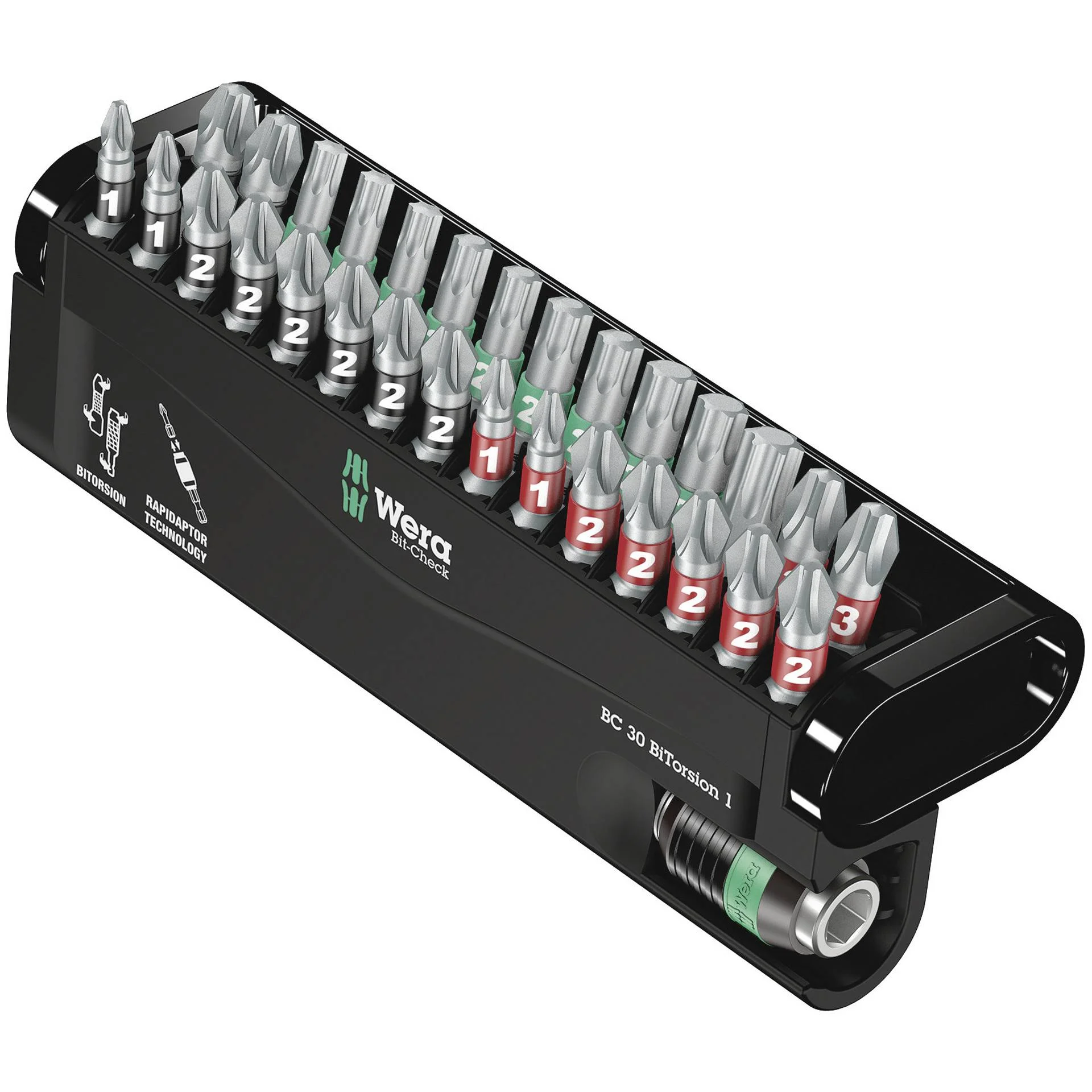 Wera Bit Check 30 BiTorsion 1 Bit Sortiment Bohrer- & Schrauberzubehoer