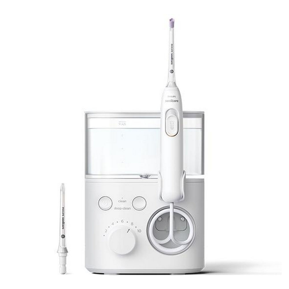 Philips Munddusche Power Flosser Set 3000 HX3711 20  weiss Zahnpflege