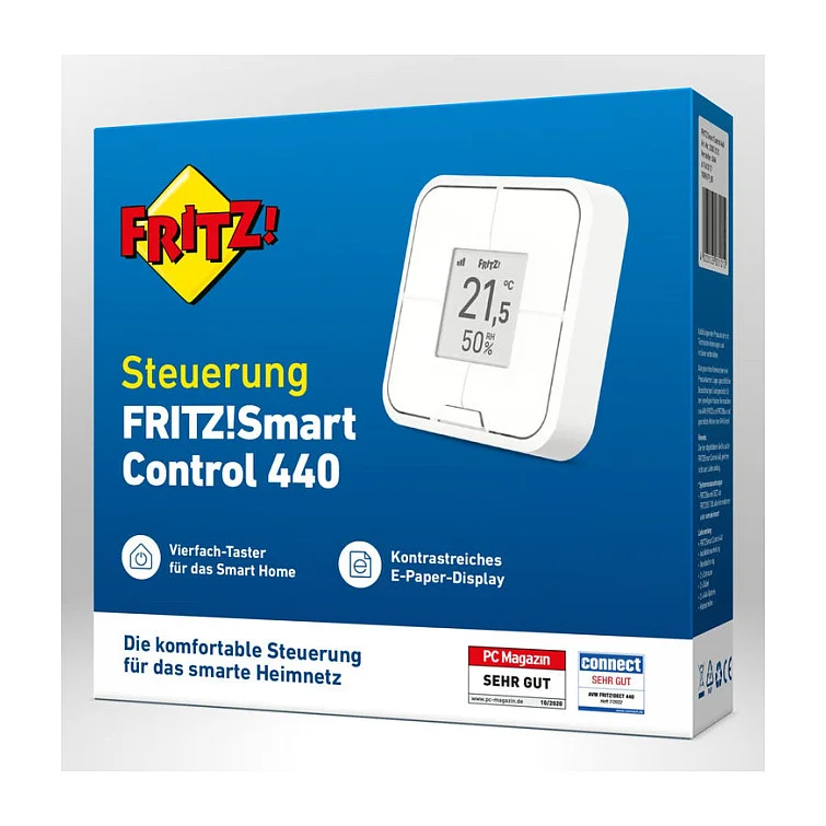 FRITZ  Smart Control 440 Kabellos Weiss Sensoren
