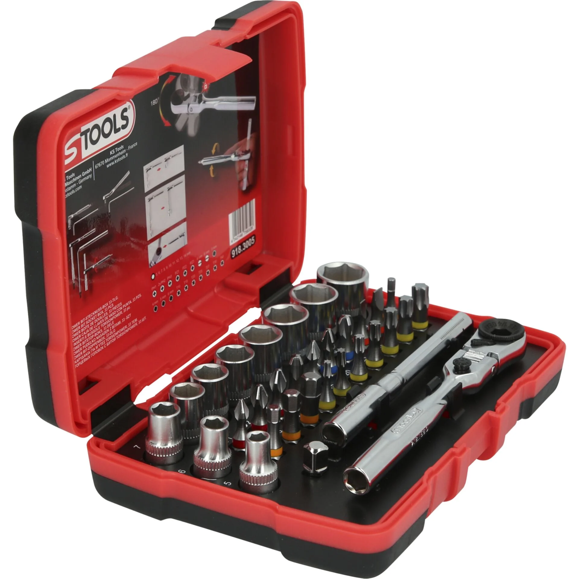 KS Tools 14 TORSIONpower Bit Satz 33 tlg Werkzeugsets