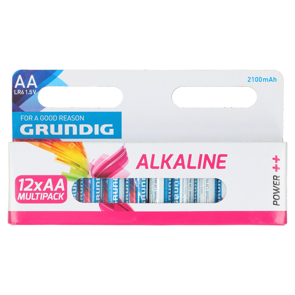 Grundig Batterie LR6 AA  2100mAh 12 Stueck Home Office