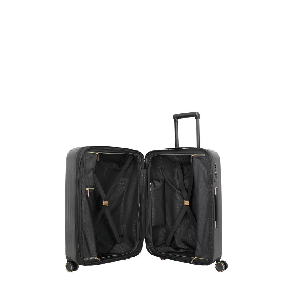 TRAVELITE 4 Rollen Trolley M Barbara Novelty  65cm  Black Reisegepaeck