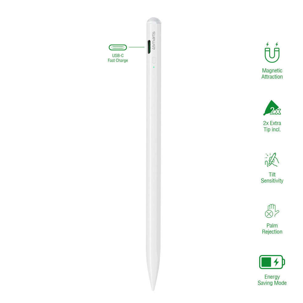 4SMARTS Aktiver Eingabestift Pencil Pro 3  weiss Notebook & Tablet Zubehoer