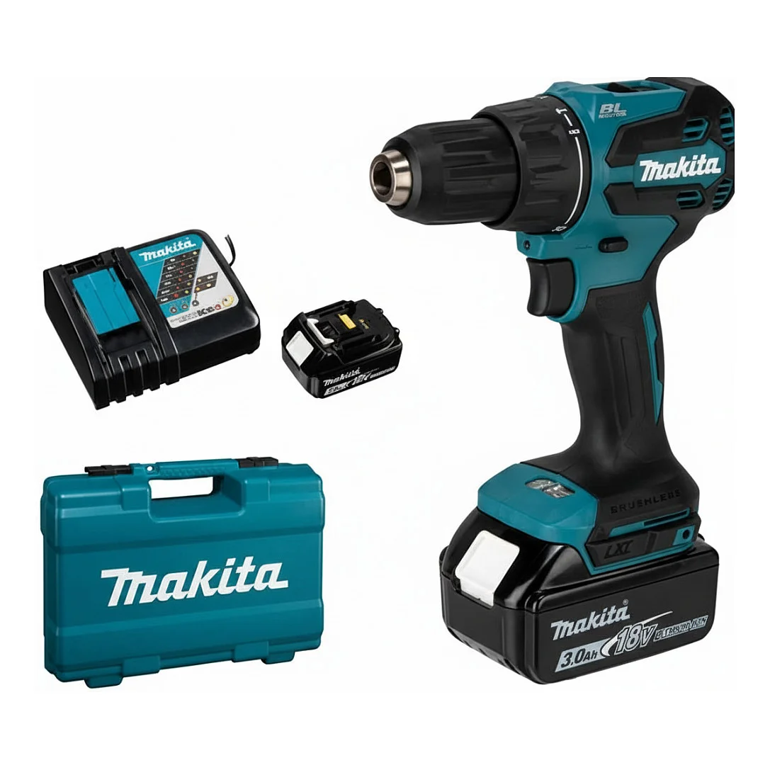 Makita DHP490RFX3 Akku Schlagbohrschrauber Bohrer & Schrauber