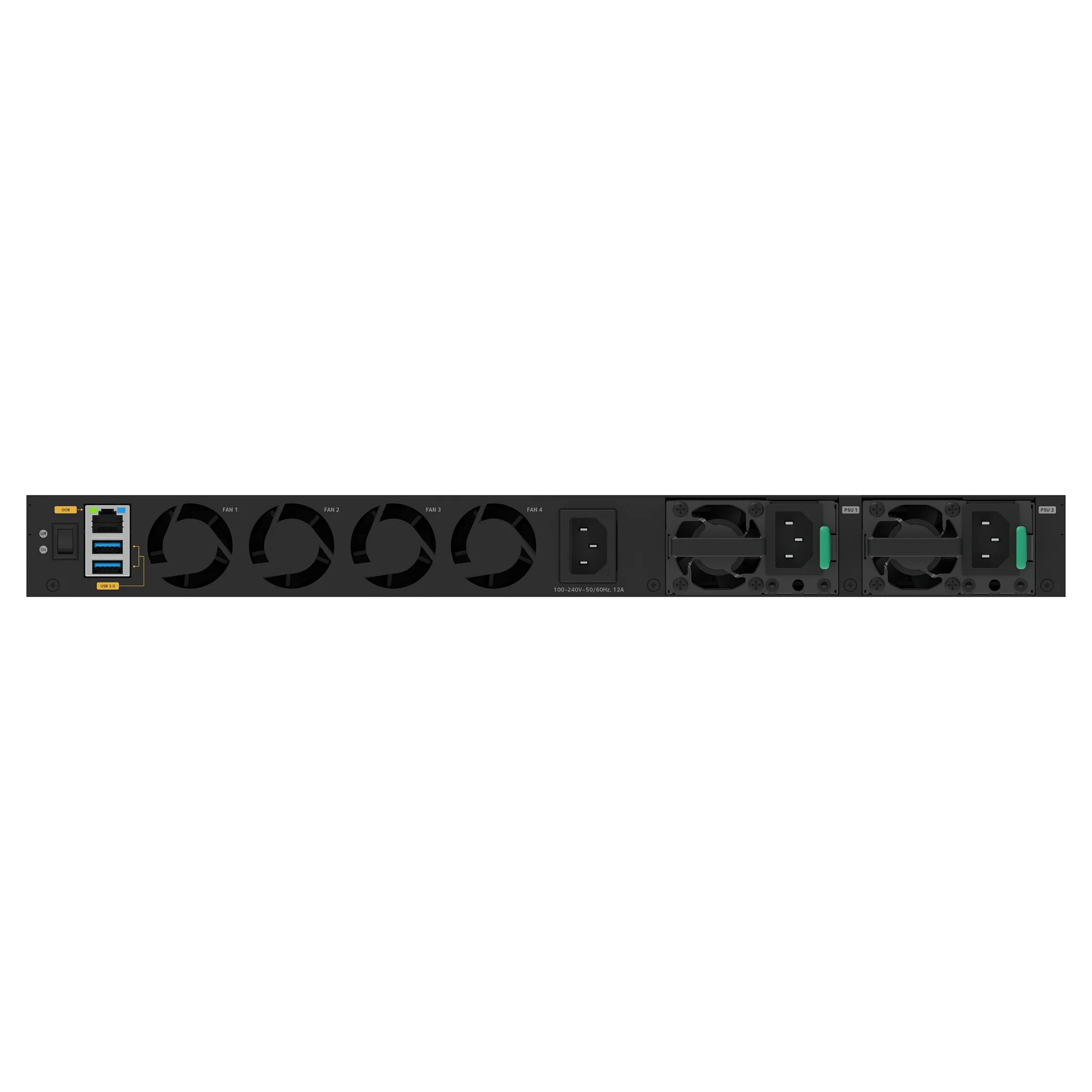 NETGEAR M4350 44M4X4V Managed L3 2 5G Ethernet  100 1000 2500  Power over Ethernet  PoE  1U Schwarz Switches