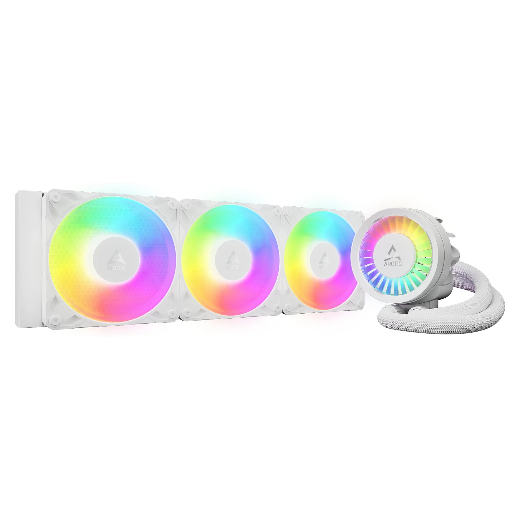 ARCTIC Liquid Freezer III Pro 360 A RGB  White    Multikompatibler All in One CPU Wasserkuehler mit A RGB PC-Zubehoer