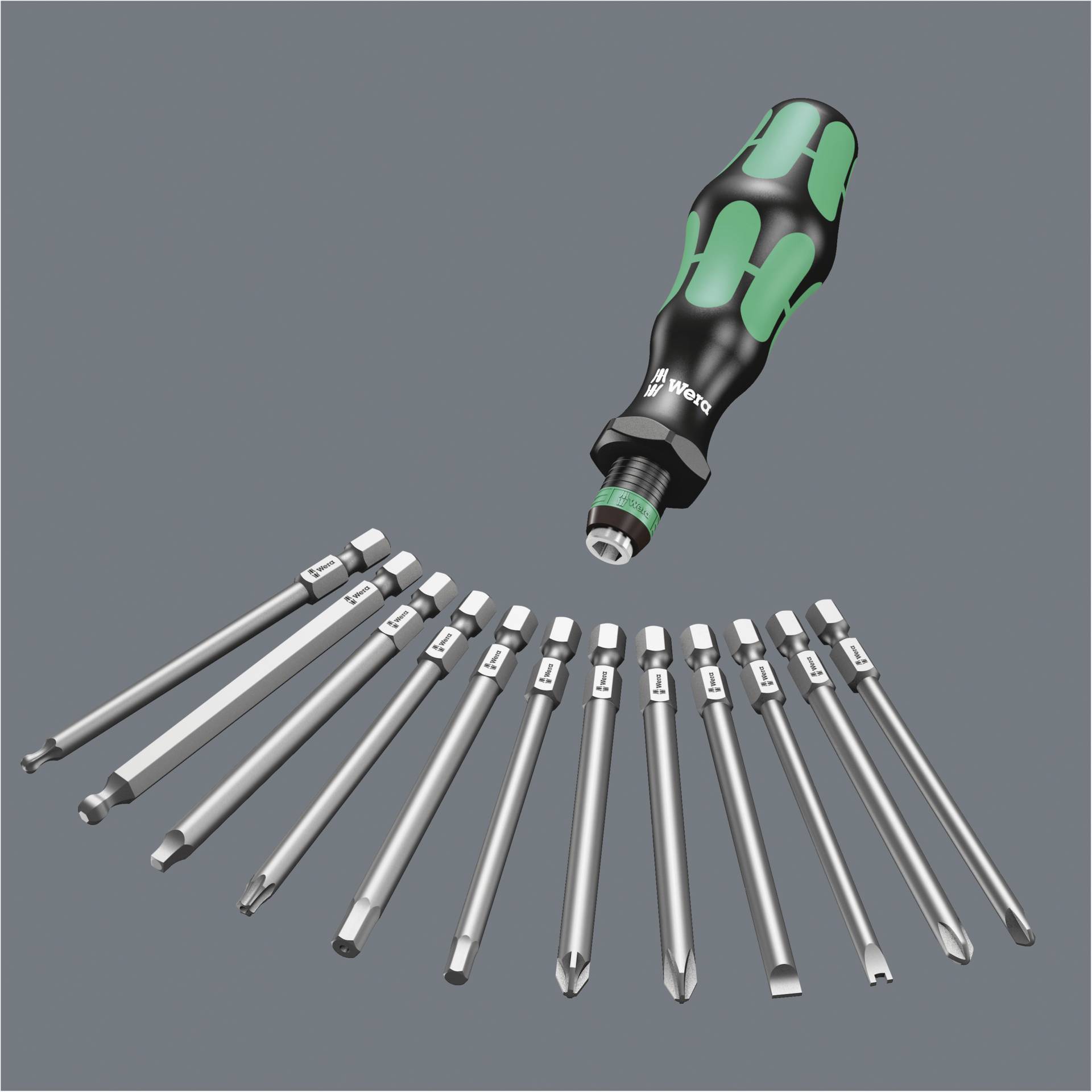 Wera Kraftform Kompakt 41 Falttasche mit 89 mm langen Bits Bohrer- & Schrauberzubehoer