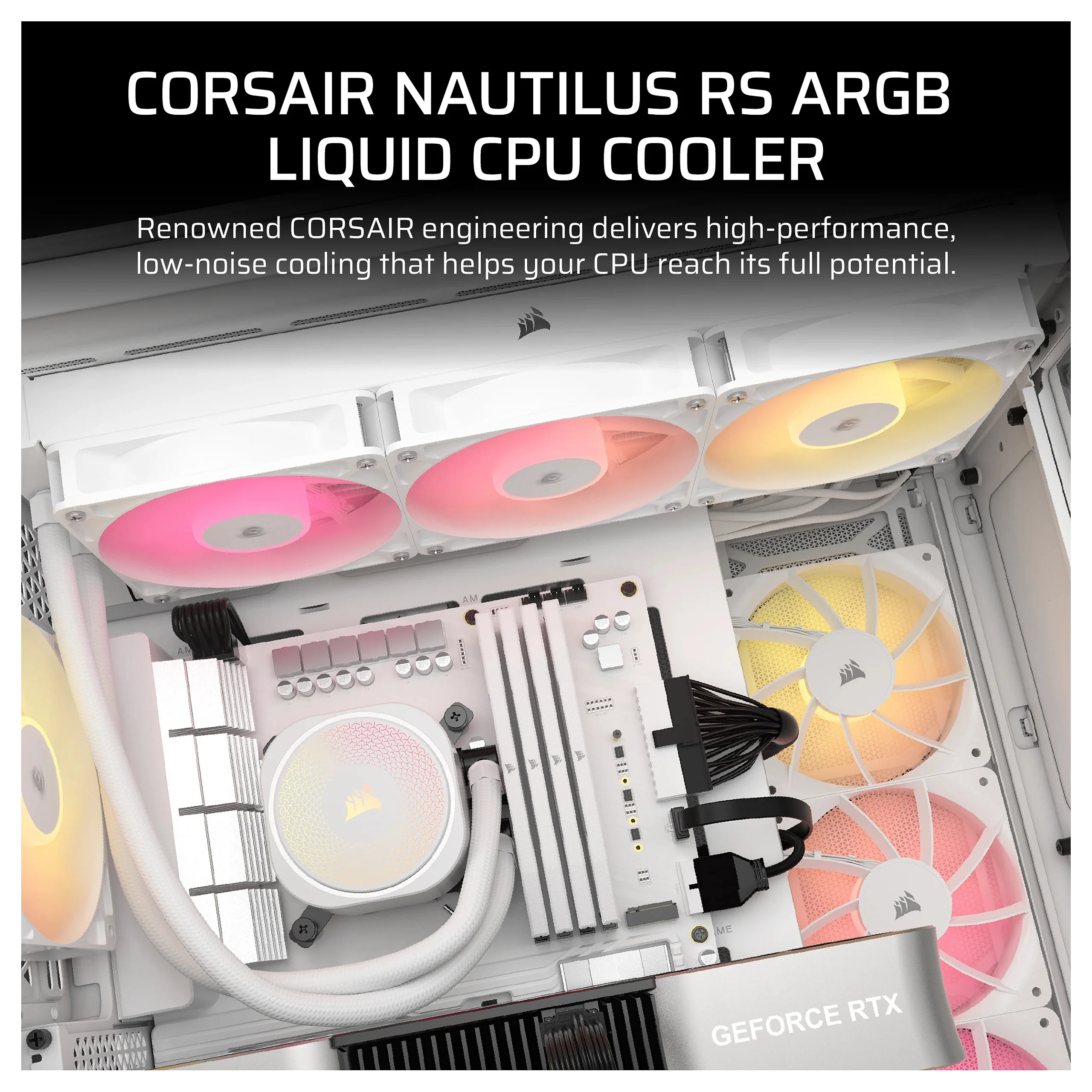 Corsair k  wak nautilus 240 rs argb  240mm radiator PC-Zubehoer