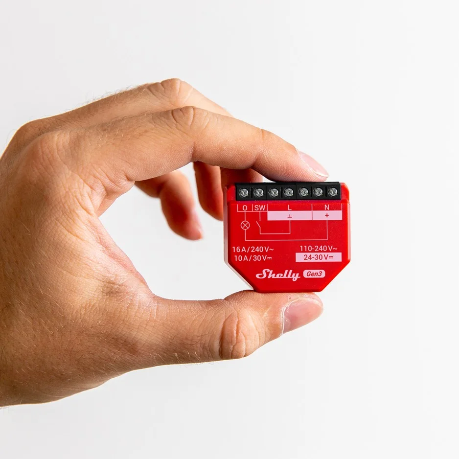 Shelly Relais Zoll1PM Gen3Zoll max 16A WLAN BT Smart Home Zubehoer