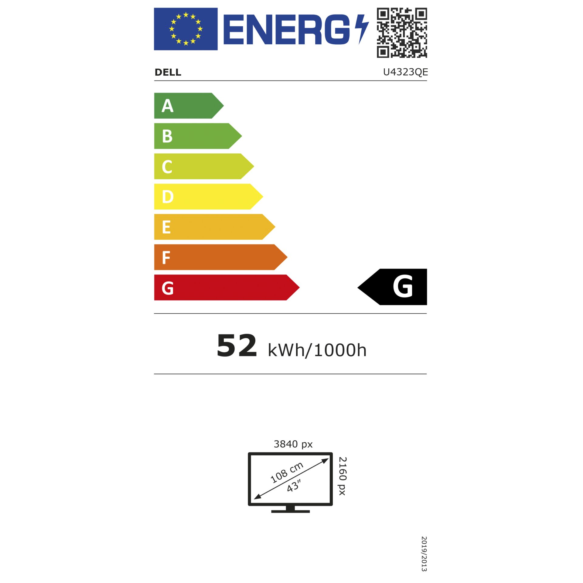 Dell U4323QE   LED Monitor   108 cm  42 5  Monitore Video & Audio