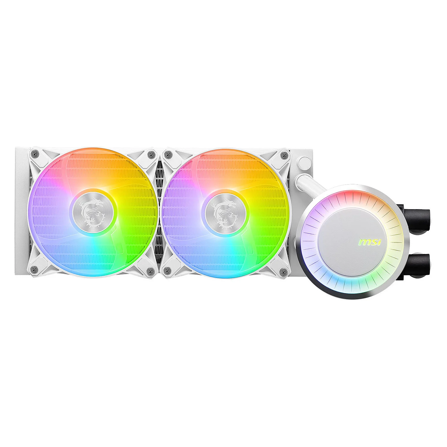 MSI MAG Coreliquid E240 WHITE Hauptplatine  Prozessor Fluessigkeitskuehlung 12 cm Weiss PC-Zubehoer