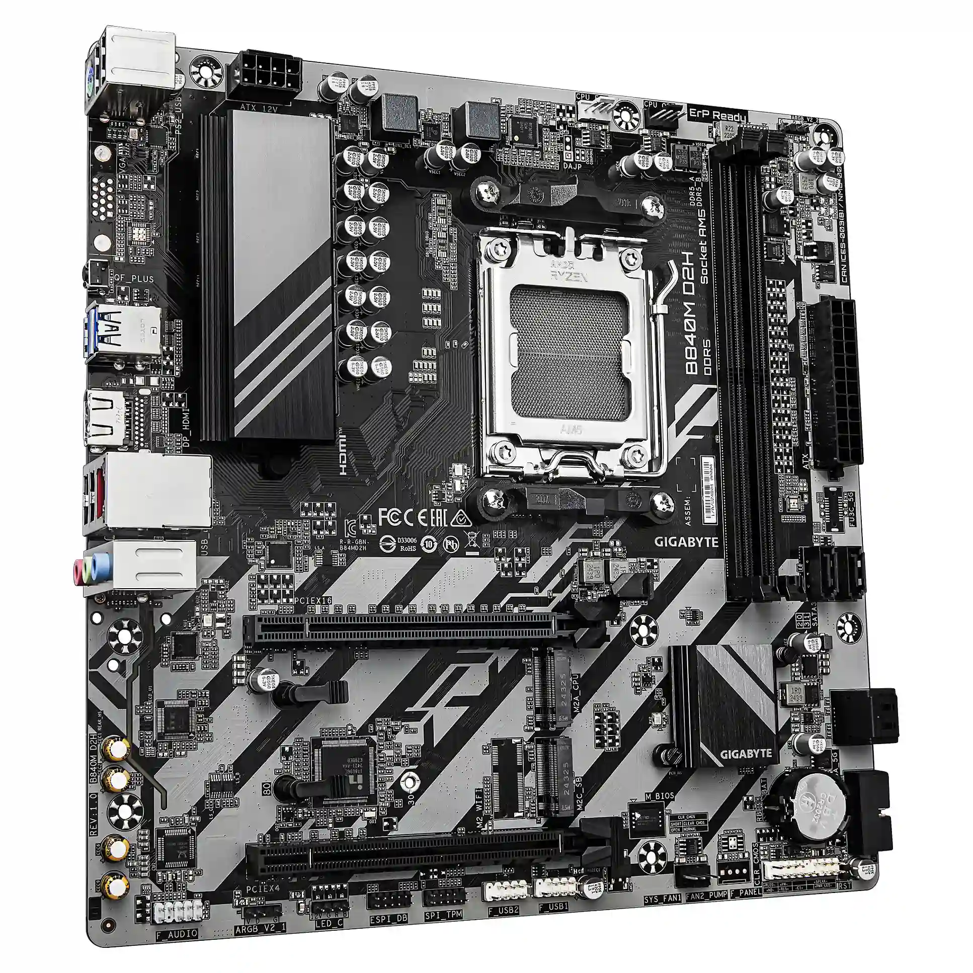 Gigabyte B840M D2H  B840 AM5 mATX DDR5  PC-Zubehoer