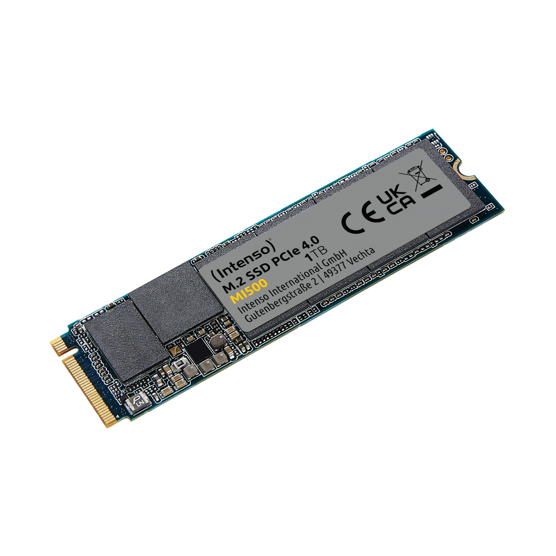 Intenso M 2 1TB MI500 NVMe PCIe 4 0 x 4 Speichermedien