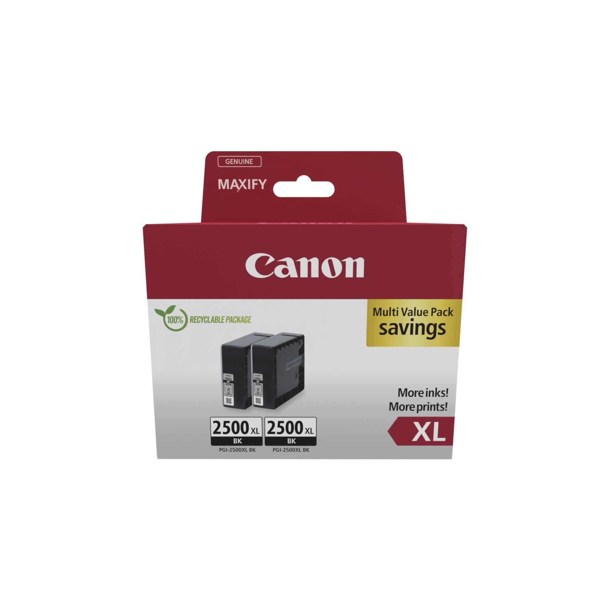 Canon Tinte PGI 2500XL 9254B011 2er Multipack Schwarz Drucker & Scanner