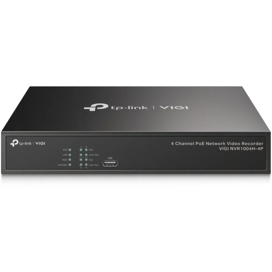 TP Link VIGI 4 Channel PoE Netzwerk Video Recorder