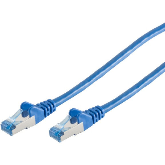 No Name Patchkabel CAT6a RJ45 S FTP PiMF 2m Blau PC-Zubehoer