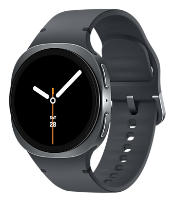 Samsung Galaxy Watch 8 3 3 cm  1 3   AMOLED 40 mm Digital 438 x 438 Pixel Touchscreen Graphit WLAN GPS Smartwatches & Fitnesstracker