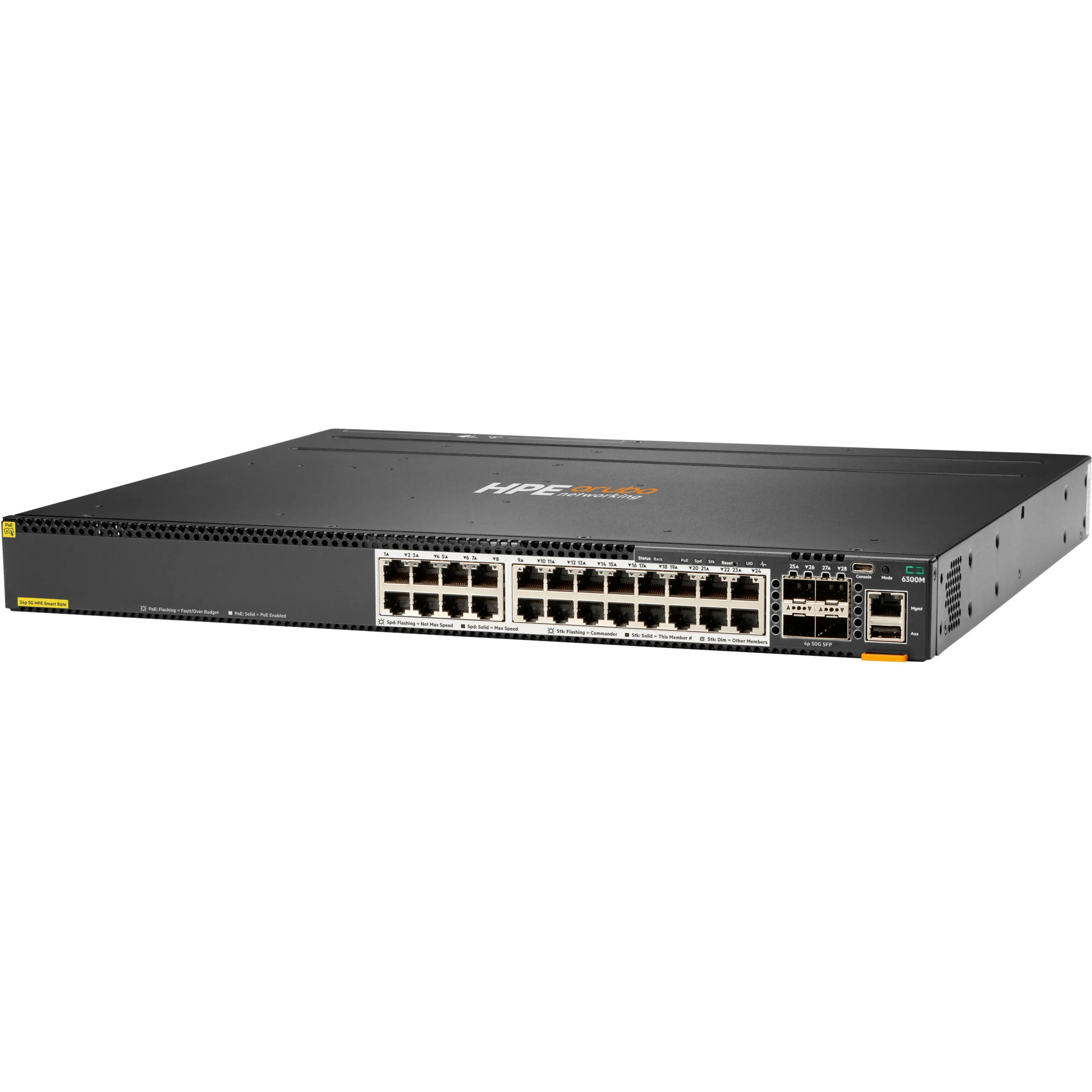 HP Enterprise ARUBA 6300M 24SR5 CL6 POE STOCK Netzwerk
