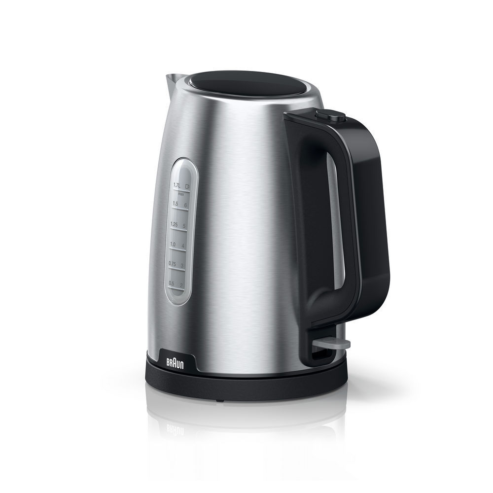 Braun Wasserkocher PureShine WK 1500BK  schwarz silber Kuechenkleingeraete