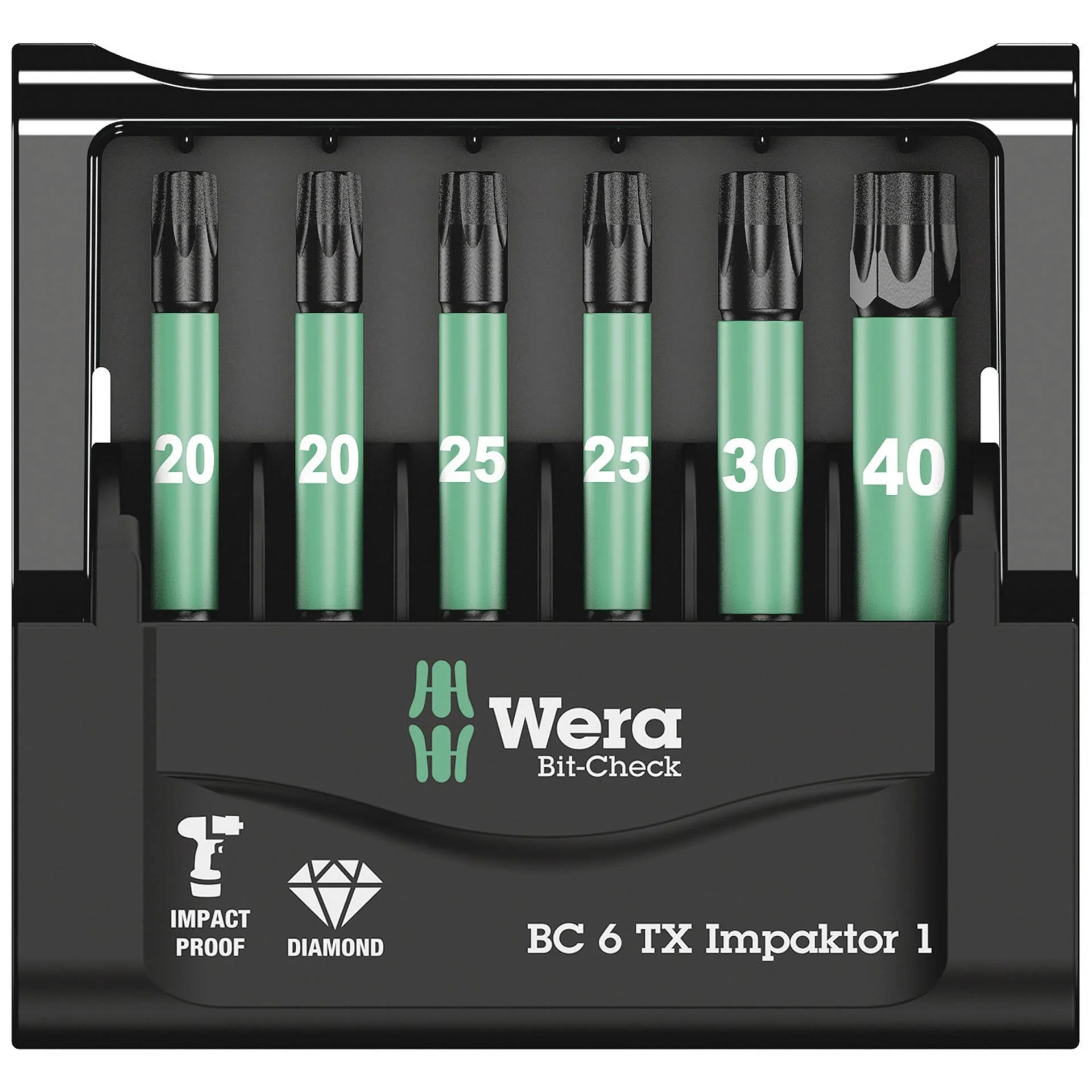 Wera Bit Check 6 TX Impaktor 1 Bohrer- & Schrauberzubehoer