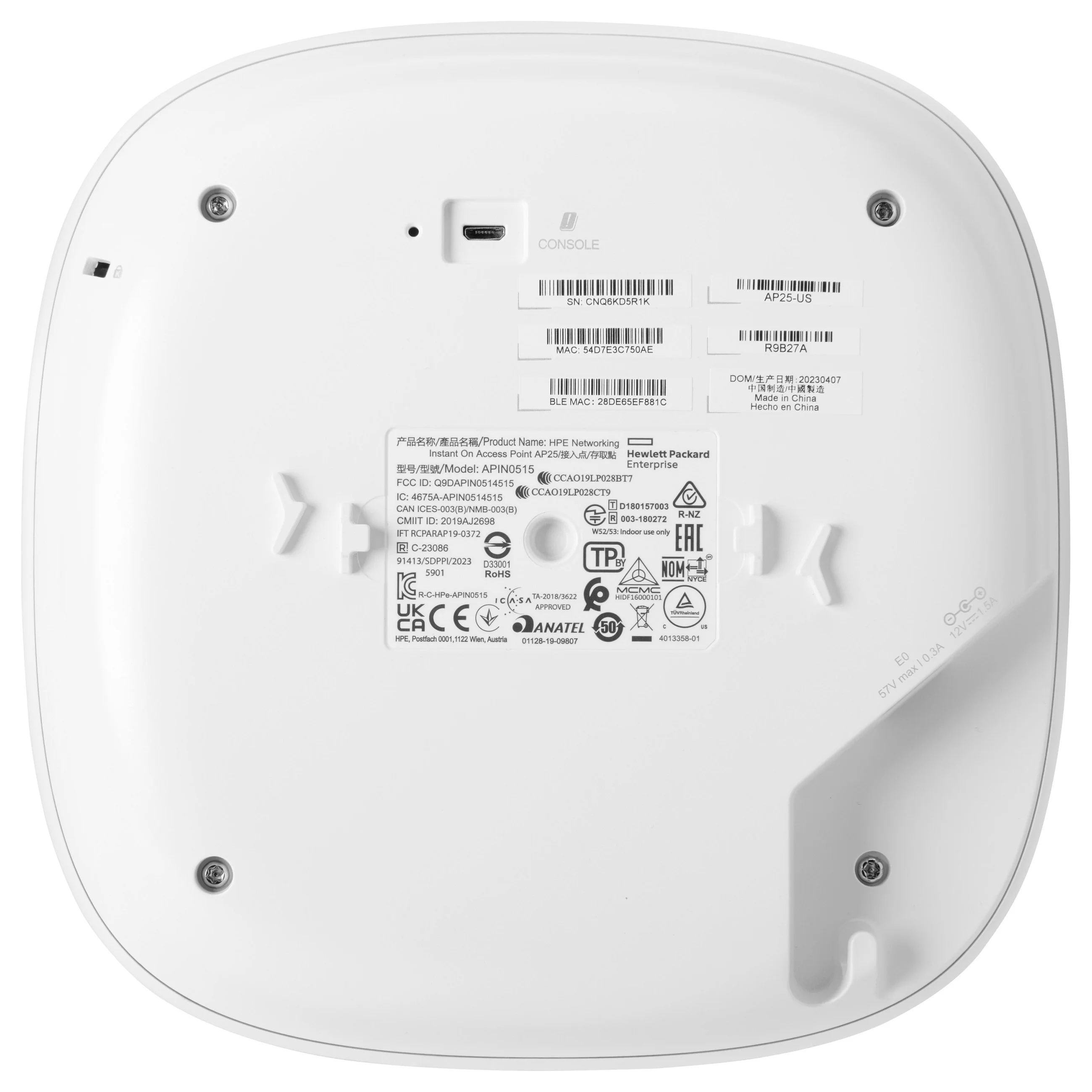 HPE Networking Instant On AP25 AP Bundle with PSU EU Access Points