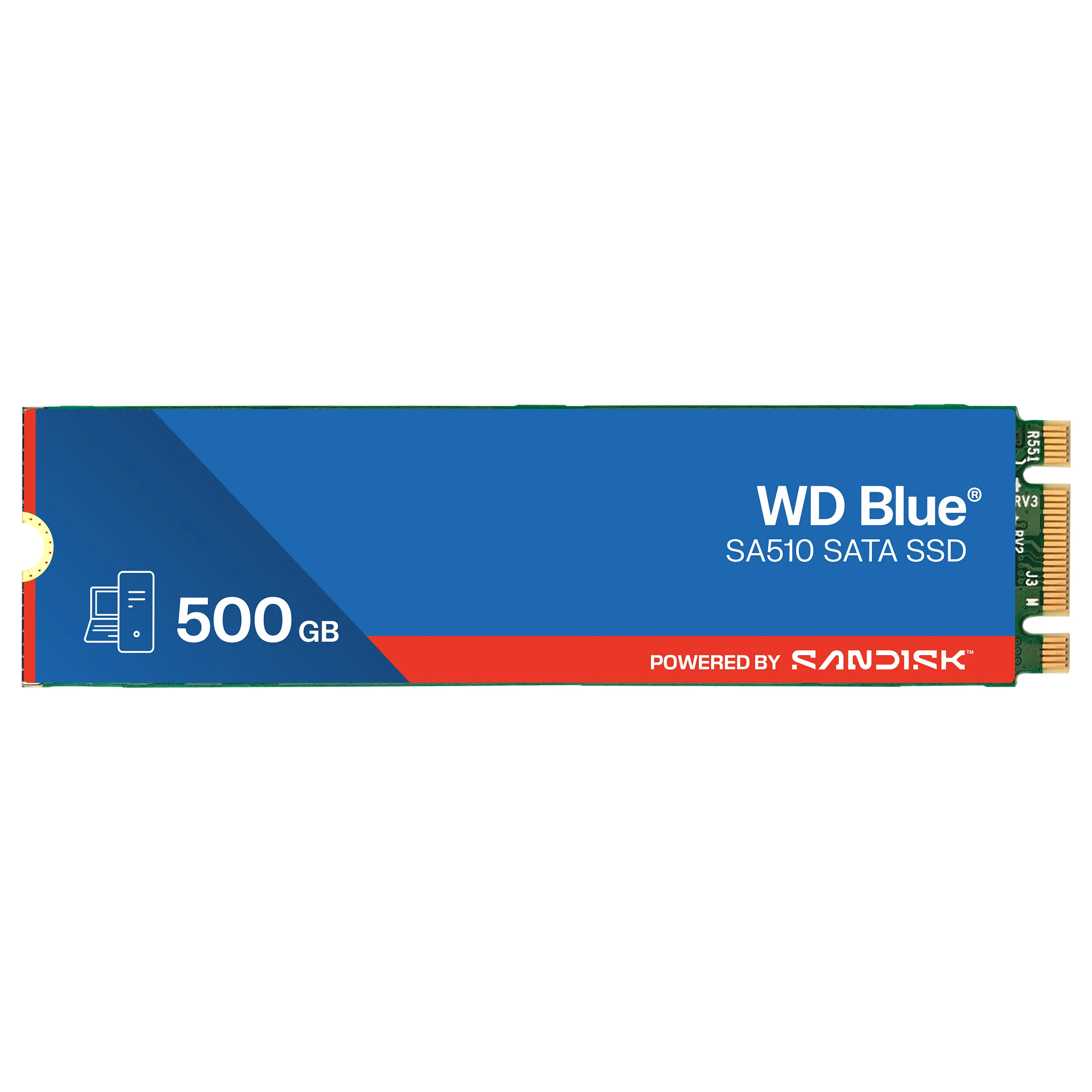 Western Digital M 2 500GB WD Blue SA510 Speichermedien