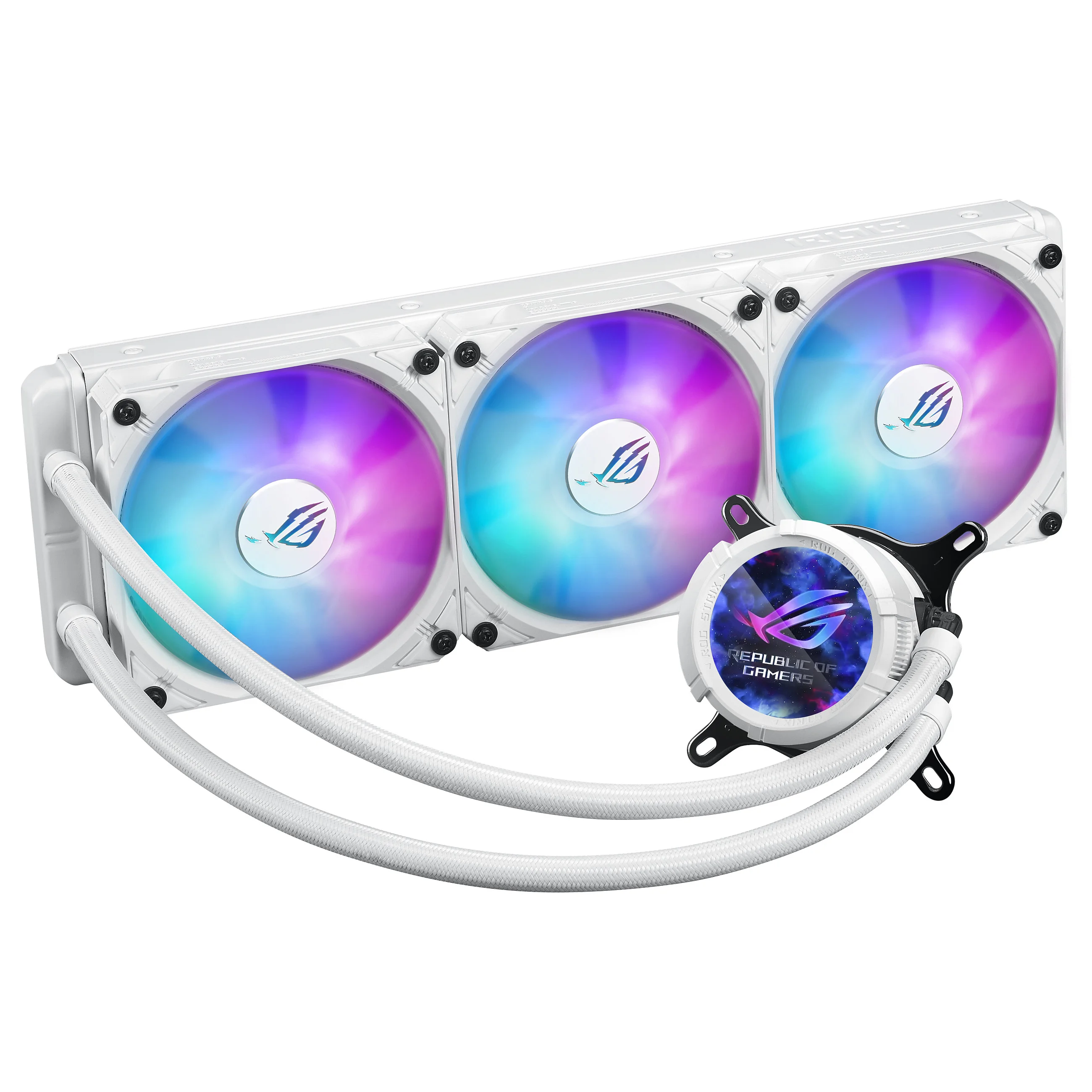 ASUS k  wak rog strix lc iii 360 argb lcd wht PC-Zubehoer
