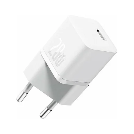 Baseus GaN5 Mini Fast Charger 1C 20W EU Weiss Werkzeug-Akkus