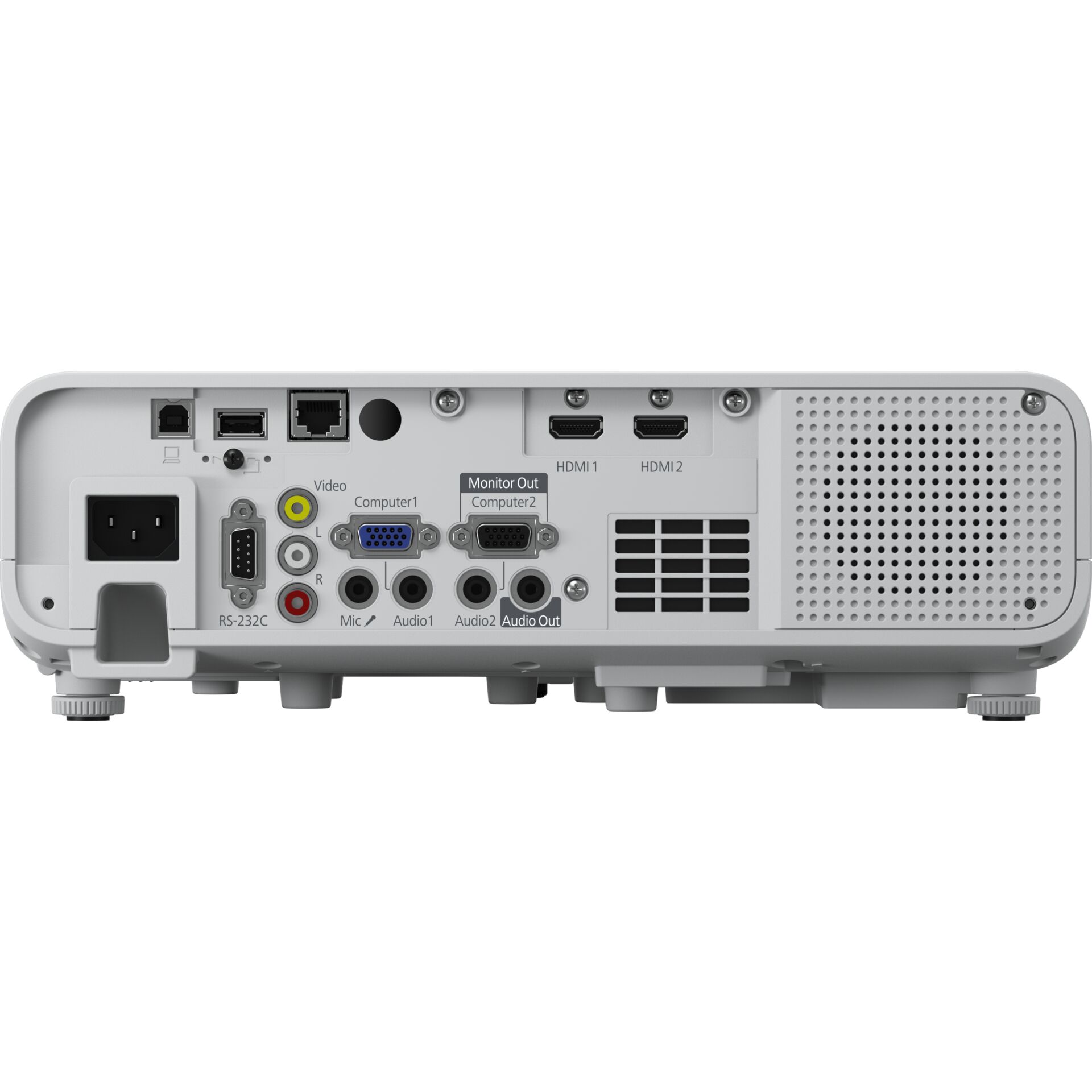 Epson EB L260F Standard Throw Projektor 4600 ANSI Lumen 3LCD 1080p  1920x1080  Weiss Video & Audio