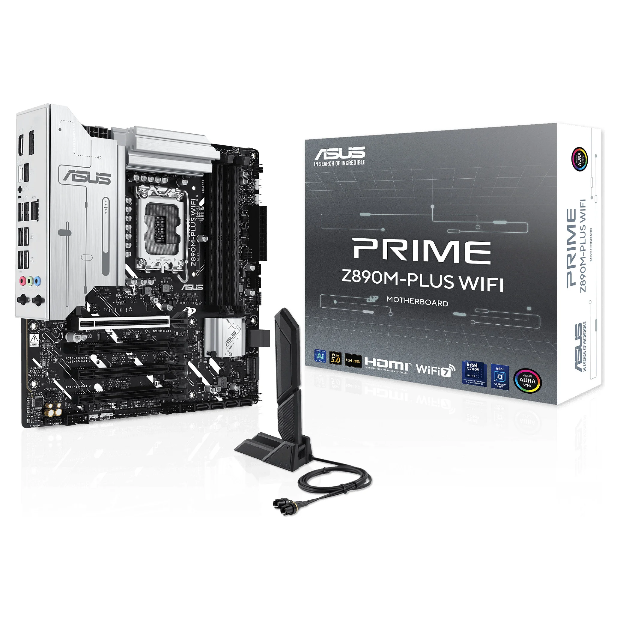 ASUS PRIME Z890M PLUS WIFI Intel Z890 LGA 1851  Socket V1  micro ATX PC-Zubehoer