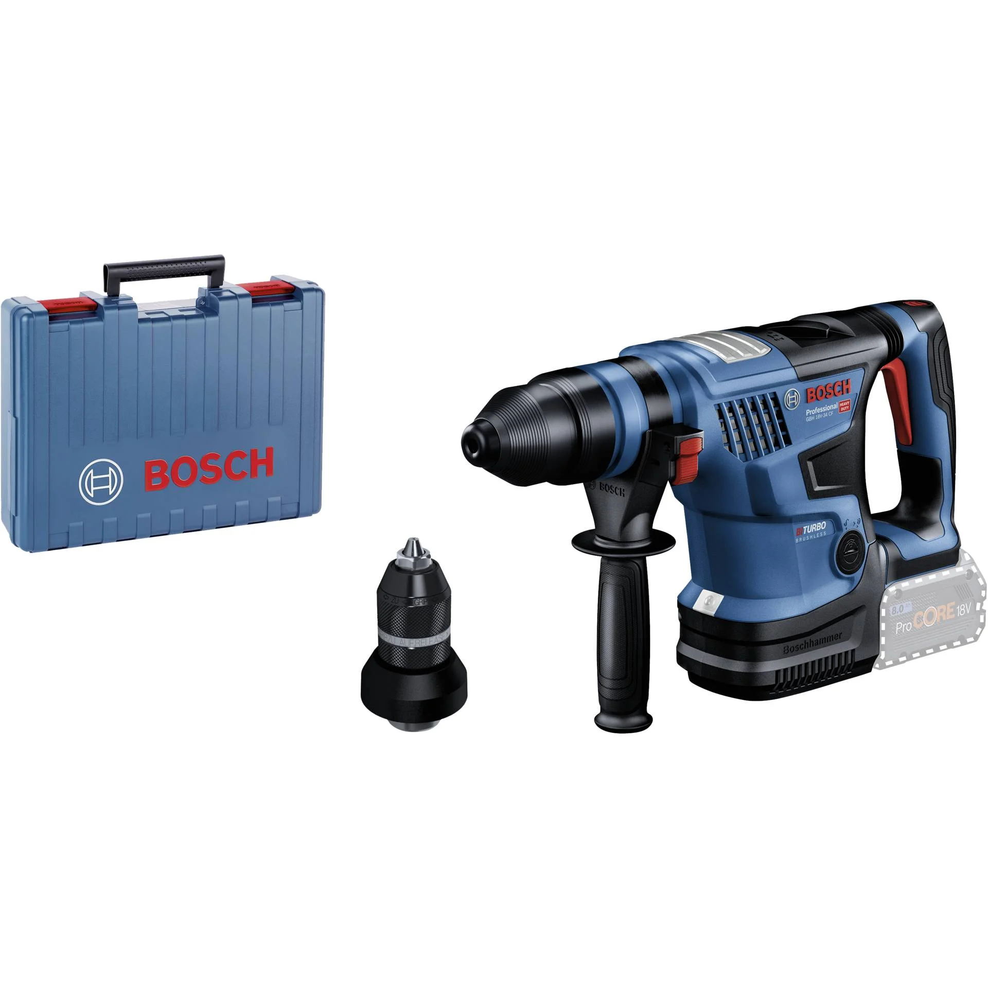 Bosch GBH 18V 34 CF Akku Bohrhammer Bohrer & Schrauber