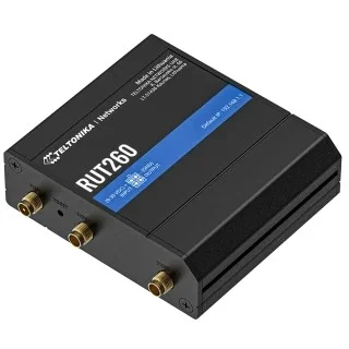 Teltonika RUT260 Industrial LTE CAT6 WiFi Router 4G LTE WiFi Robust Gehaeuse