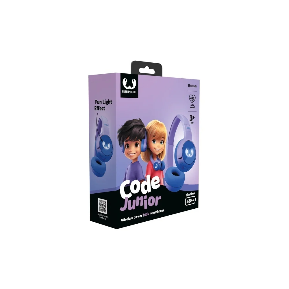 FRESH  N REBEL Wireless On Ear Kinder Kopfhoerer Code Junior  Groovy Galaxy Over-Ear