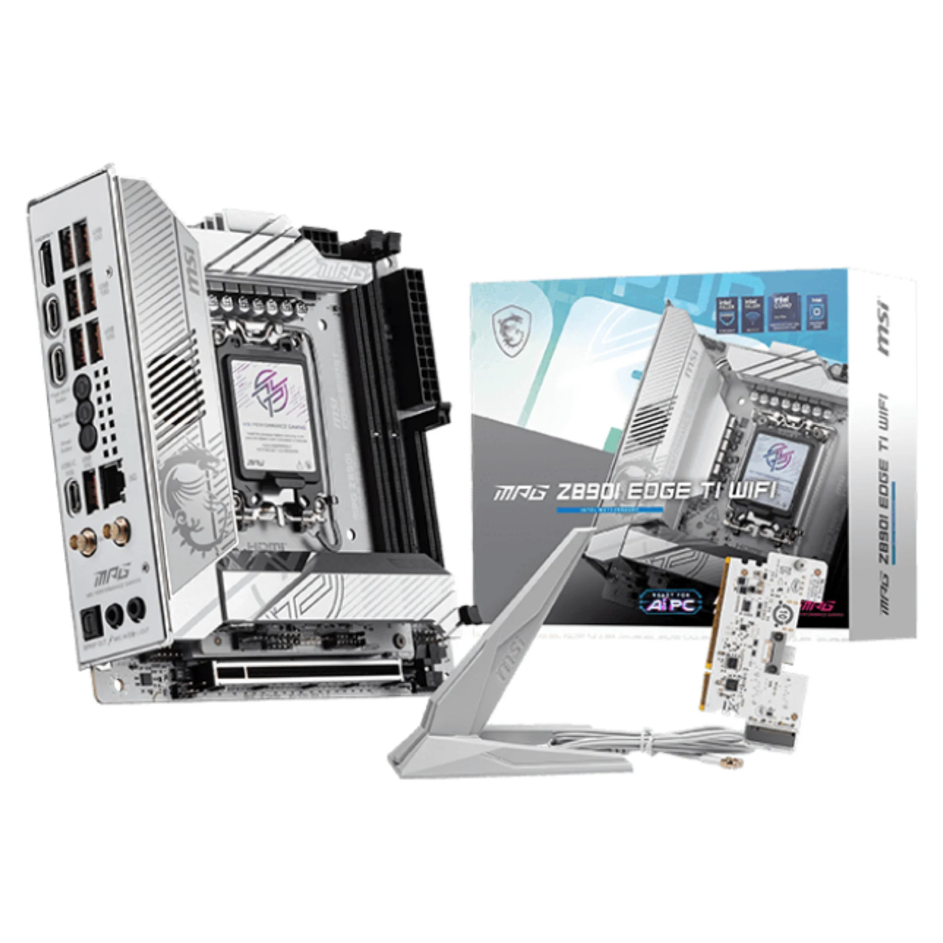 MSI MPG Z890I EDGE TI WIFI Motherboard Intel Z890 LGA 1851  Socket V1  mini ITX PC-Zubehoer