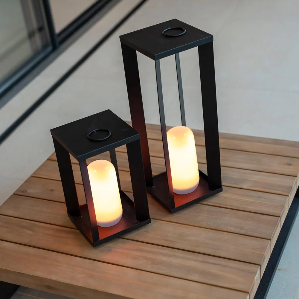 Newgarden Siroco 50 Tischlampe 50 cm  Schwarz Beleuchtung