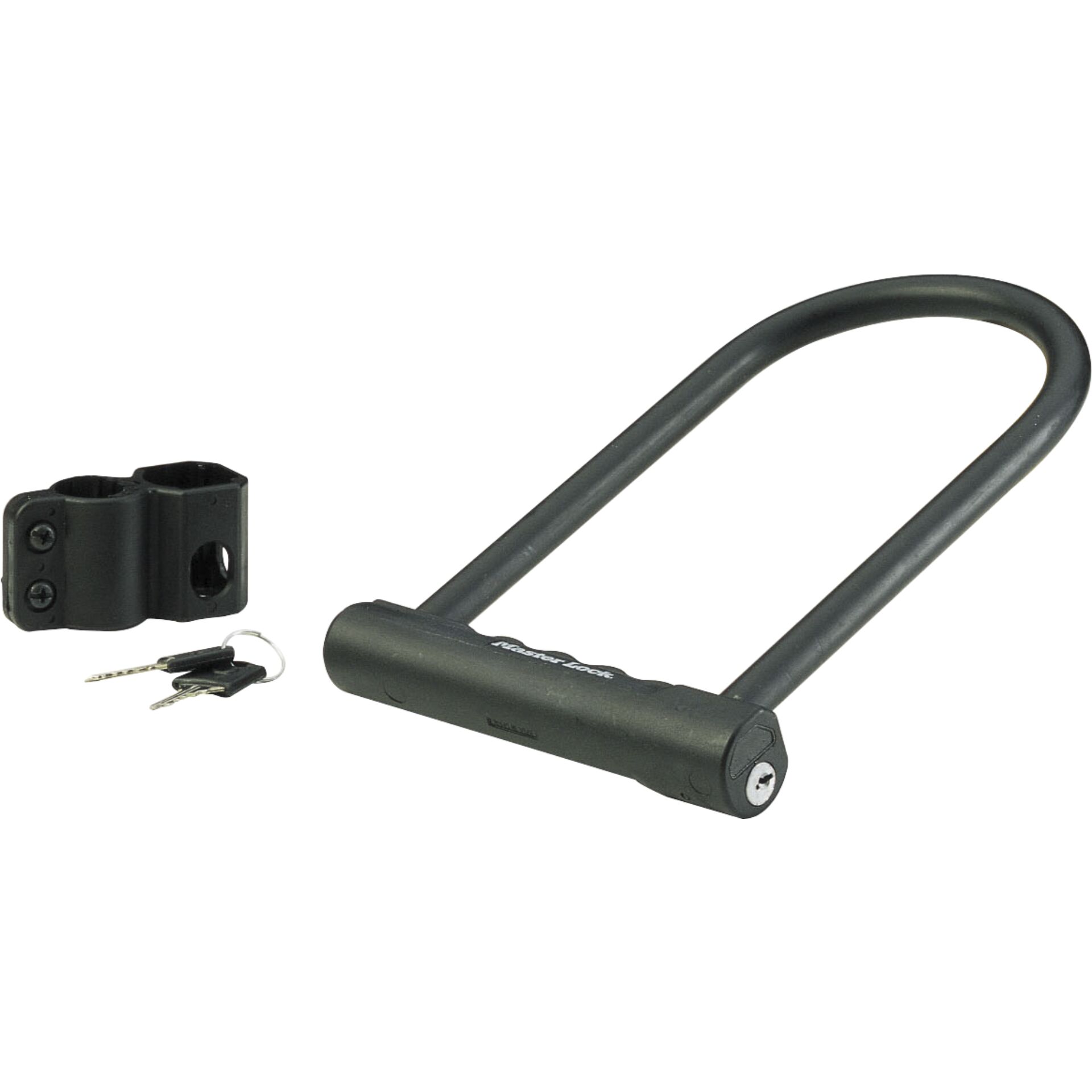 Master Lock Buegelschloss inkl  2 Schluessel schwarz 8170EURDPRO Radsport